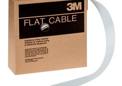 3M™ Round Conductor Flat Cable, 3801 Series, 3801/10, 100 ft